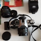 Canon Ae-1 Program 35mm Vintage  Camera With Lenses  Manuals  Accessories  Case