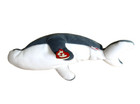 Ty Pillow Pal Glide The Dolphin 15  Plush Gray Toy 1997  All Ages