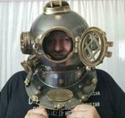 Us Navy Antique Helmet Full Size Divers Diving Helmet Scuba Mark V Gift