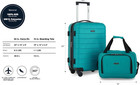 Teal Smart Spinner Hardside Luggage Set  2 Pieces