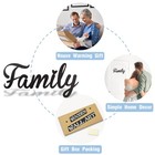 Family Sign  Wooden Family Signs Home Wall Decor  17 4   7 87  Black Rustic