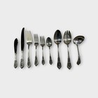 Rose Point By Wallace Sterling Silver Flatware Set   38 Pieces  Partial Set
