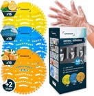Urinal Screen Deodorizer 50 Pack - Urinal Cakes - Pads Fresh 3d Wave Anti-spl   