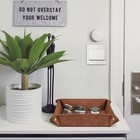 Sithon Valet Tray Desktop Storage Organizer     7 8  X X 1 9   Brown 
