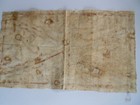   painted Tapa Beaten Bark 60x34cm   Pacific Art  Oceanic Art  Papua New Guinea