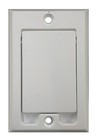  3  Central Vacuum Square Door Inlet Valve Cover Plate White For Hayden