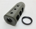 223 Steel Muzzle Brake   Washer 1 2-28 Cerakote Od Green