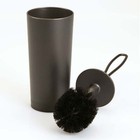 Mainstays Loop Toilet Brush And Holder Set  4  X 16 25   Bronze vented new