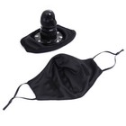 Club Spandex Mask With Open Mouth Gags Silicone Oral Plugs  Binding Muzzle