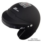 Zamp Helmet H77403fl  Rz-18h Large Open Face Matte Black Snell Sa2020