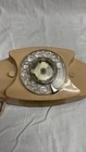 Vintage retro Pink Corded Telephone Rotary 