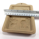 Easter Cookie Mold Stoneware 4 Part