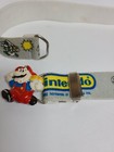 Vtg Nintendo Belt Mario Luigi Childrens Mario Belt Buckle 1988 Super Mario Bros