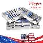 Dental Instruments Cassette Tray Sterilization Box Autoclave Surgical Instrument