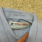 Vintage Usps Postal Service Us Mail Button Shirt Short Sleeve Sz 32 Pinstripe