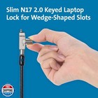 Kensington N17 2 0 Keyed Laptop Lock For Dell And Alienware K60500ww