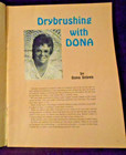 Vintage 1984 Drybrushing With Dona Snipes 48 Page How To Do It Ceramic Catalog