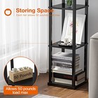  Floor Lamp With Shelves  5-tier Modern Shelf Floor Lamp With 3cct Led Bulb 