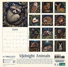 2027 Midnight Animals Monthly Calendar