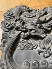 Chinese Antique Extra Large Ink Stone Dragon Suzuri Sumi Grinder Shodo Shuji