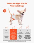 Vevor Disposable Male Dog Diapers Super Absorbent Male Dog Wrap Xs Size 96 Count