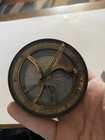 Brass Compass With Nautical Wooden Box