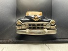 Vtg 1950s Alps Japan Tinplate Cadillac Deluxe Convertible Friction Toy Car Black