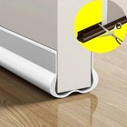 Under Door Bottom Seal Strip Stopper Adjustable Twin Door Draft Guard Soundproof