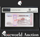 Mongolia Mongol Bank Specimen 5000 Tugrik 2013 P 68cs Unc Pmg 66 Epq 2nd Top Pop