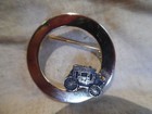 Vintage Wells Fargo Stagecoach Lapel Pin     Gold Tone
