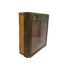 Vintage Nabisco National Biscuit Company Hinged Metal Glass Wood Display Case
