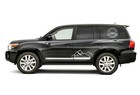 Graphics Mountain Side Sticker For Toyota Land Cruiser Waist Line Stripe Decals