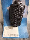 Bianchi Model 7916 Silent Key Holder Basketweave Black Duty Belt Pouch 22119