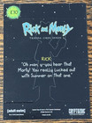 2018 Cryptozoic Rick   Morty Season 1 Standee E10 Rick Convention Exclusive