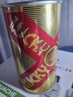 1952 Lucky Lager Flat Top Beer Can Azusa  san Francisco California Open   Empty