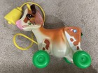 Vintage 1972 Fisher-price 132 Usa Molly Moo Cow Pull Toy With Original Box