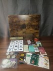 Junk Drawer Lot Old Silver Morgan Dollar World Coins Watches Stamps Matchbooks 