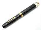 Nos  C1922 Wahl Eversharp Bchr Black Chased Hard Rubber Grecian Fountain Pen 14k