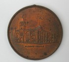 Copper Whitehead   Hoag Co  Masonic Temple  Token Medal Vintage Antique W h Co 