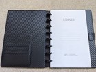 Staples Arc Notebook System Blue Carbon Customizable 30 Sheets - 5 5   x8 5   