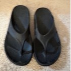 Oofos Oofos Black Ooahh Sport Shoes Slide Flip Flop Sandals Size M8 W10 Comfort