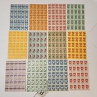 300 Savings Stamps 12 Different Sheets Of 25 Red Yellow Blue And Green Stamps B