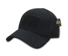 Black Tactical Operator Structured Mesh Flex Fitted Patch Cap Hat Sz S m   L xl
