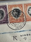 2 X South West Africa First Day Covers 1937 - Fdc - Air Mail Windhoek To London