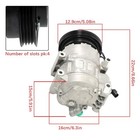 A c Compressor Replacement For Accent 1 6l L4 2006 2007 2008 2009 Replacement 