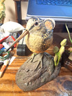 Tom Duran   Larry Tawes Jr  Wildlife  Sculptures   Watchful Eye   On The Alert  
