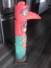 Antique 41  Northwest Coast Hand Carved Painted Totem Pole