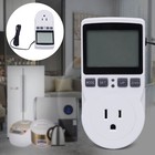 Lcd Digital Plug In Thermostat Timer Switch Socket Temperature Controller Switch