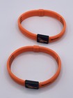 2 Vintage Baltimore Orioles Phiten Titanium  Bracelets - Large  - New  Loose