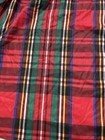Vintage Red Plaid Cottagecore Apron   White Ruffle Trim Holiday Or Christmas